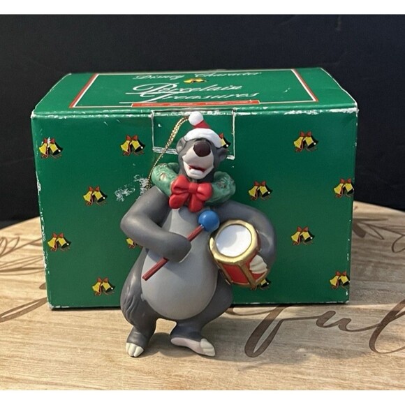 Disney Other - Disney Character Porcelain Treasures Grolier Baloo Jungle Book Hanging Ornament